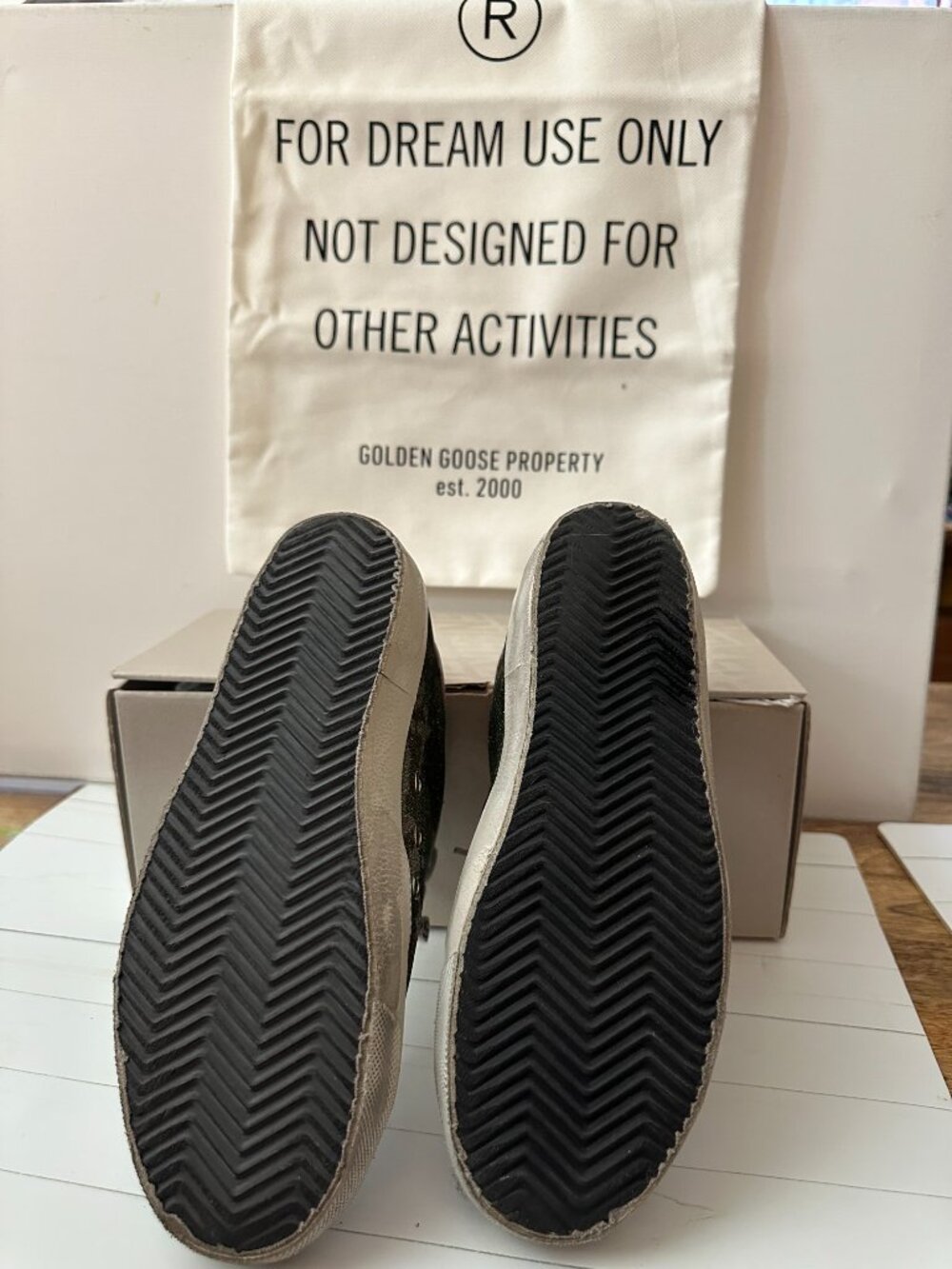 Golden Goose Super-Star Classic Sneakers | EU 36 (US 6) | Glitter Toe - Picture 7 of 9